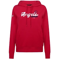 Sweat à capuche rouge Levelwear pour femme, motif Accolade Adorn Monument des Los Angeles Angels