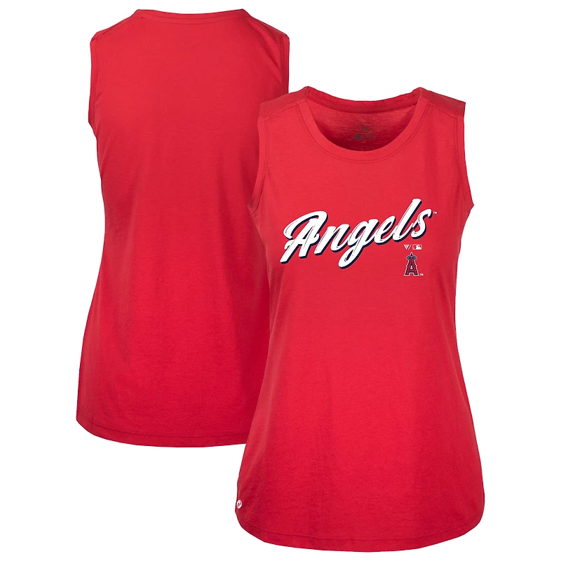 Débardeur rouge Levelwear pour femme, Los Angeles Angels, Accolade Macy Prospect