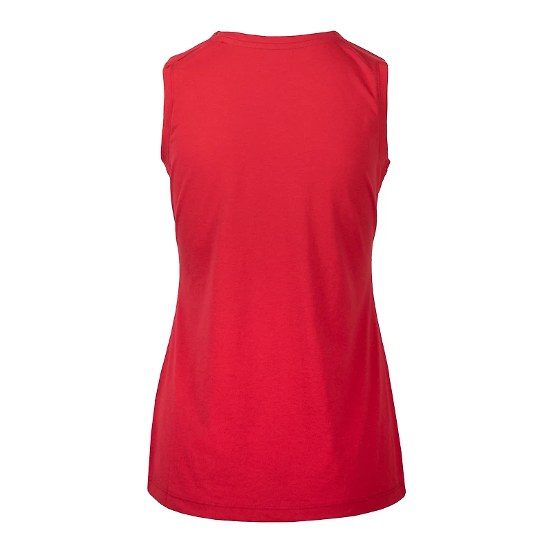 Women's Levelwear Red Los Angeles Angels Accolade Macy Prospect Tank Top