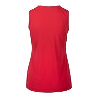 Women's Levelwear Red Los Angeles Angels Accolade Macy Prospect Tank Top