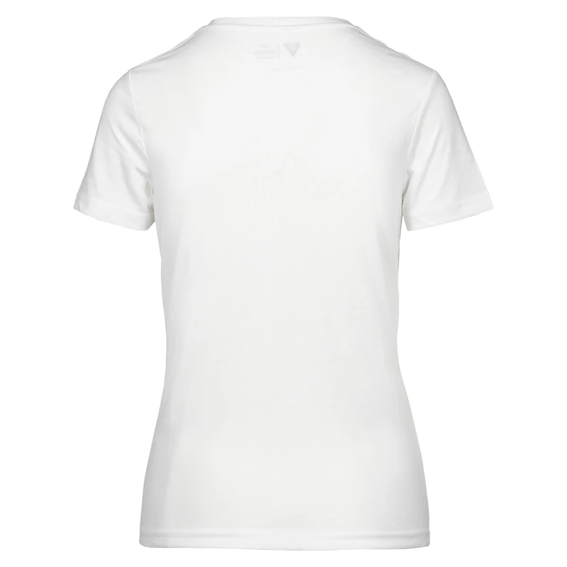 Women's Levelwear White Los Angeles Angels St. Patrick's Day Maddox Plaid T-Shirt