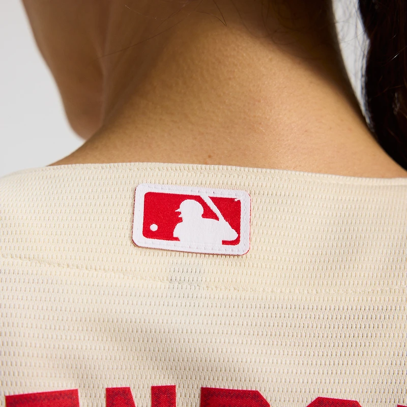 Maillot de joueur réplique Nike Anthony Rendon crème des Los Angeles Angels City Connect pour femme