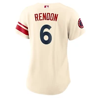 Maillot de joueur réplique Nike Anthony Rendon crème des Los Angeles Angels City Connect pour femme