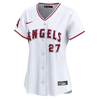 Maillot Nike Mike Trout blanc Los Angeles Angels domicile en édition limitée pour femme