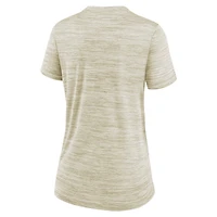 T-shirt Nike Natural Los Angeles Angels Authentic Collection City Connect Velocity Dri-FIT pour femme