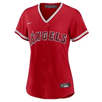 Maillot Nike rouge de l'équipe réplique alternative des Los Angeles Angels pour femme