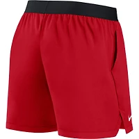 Women's Nike Red Los Angeles Angels Authentic Collection Flex Vent Max Performance Shorts