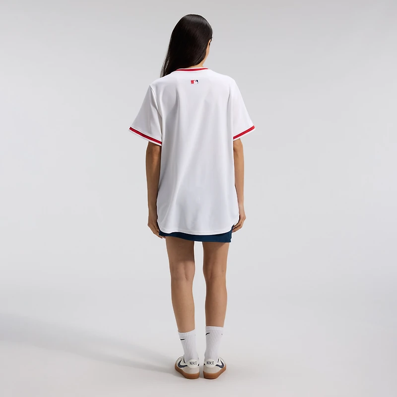 Maillot Nike Los Angeles Angels Domicile Limited Blanc pour Femme