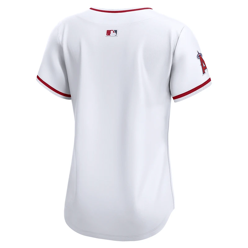 Maillot Nike Los Angeles Angels Domicile Limited Blanc pour Femme