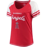 T-shirt Los Angeles Angels Plus Soft as a Grape Red pour femme