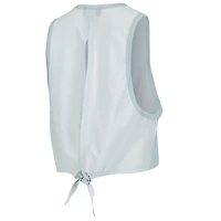 Débardeur à nouer torsadé dos ouvert The Wild Collective Los Angeles Angels bleu clair pour femme