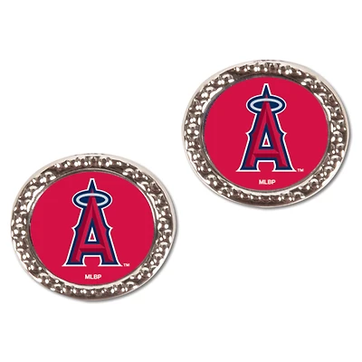 Boucles d'oreilles à tige ronde WinCraft Los Angeles Angels pour femme