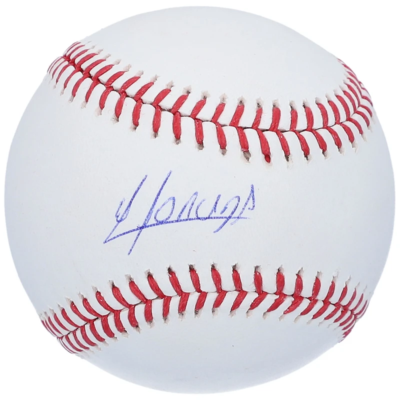 Ballon de baseball autographié par Yoán Moncada des Los Angeles Angels