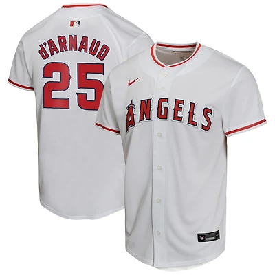 OST ANGELS WHITE TRAVIS D'ARNAUD YOUTH GAME PLAYER JERSEY JERYTHNUM