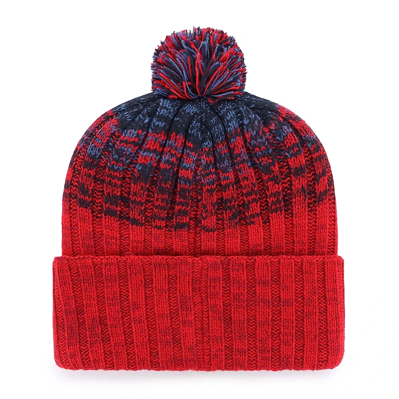 Youth '47 Red Los Angeles Angels Cascade Cuffed Knit Hat with Pom