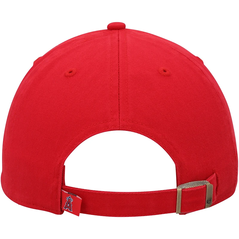 Youth '47  Red Los Angeles Angels Clean Up Adjustable Hat
