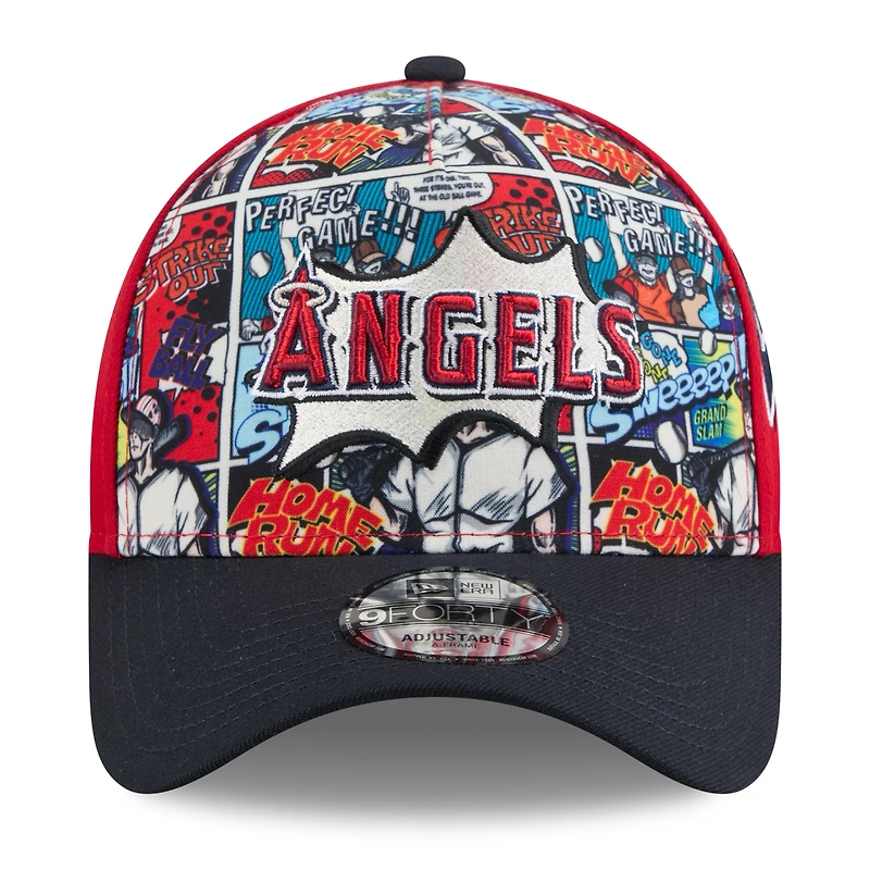 Casquette ajustable New Era 9FORTY bleu marine/orange Houston Astros 2025 MLB Players' Weekend
