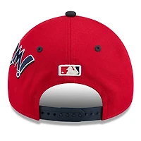 Casquette ajustable New Era 9FORTY bleu marine/orange Houston Astros 2025 MLB Players' Weekend