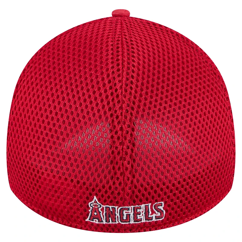 Casquette 39THIRTY Flex rouge New Era pour jeune des Los Angeles Angels