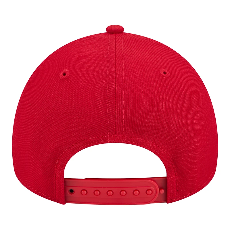 Youth New Era Red Los Angeles Angels 9FORTY A-Frame Adjustable Hat