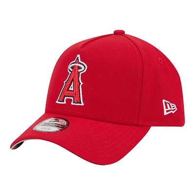 Youth New Era Red Los Angeles Angels 9FORTY A-Frame Adjustable Hat