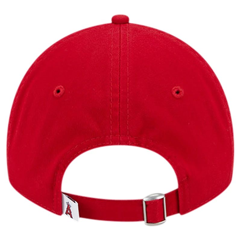 Youth New Era Red Los Angeles Angels Team Color 9TWENTY Adjustable Hat