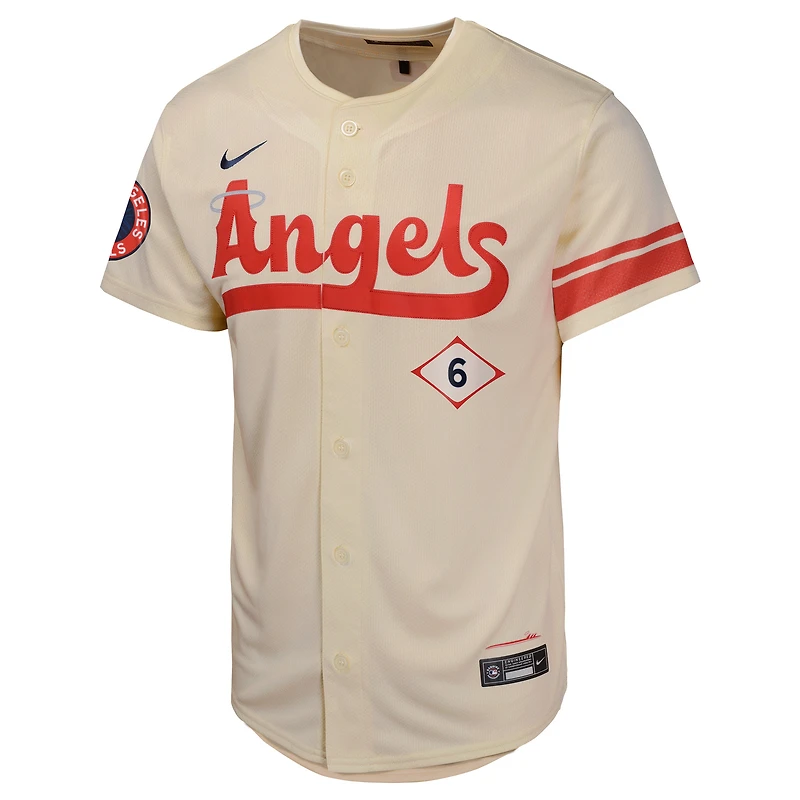 Maillot de joueur Nike Anthony Rendon Crème Los Angeles Angels City Connect Limited pour jeune