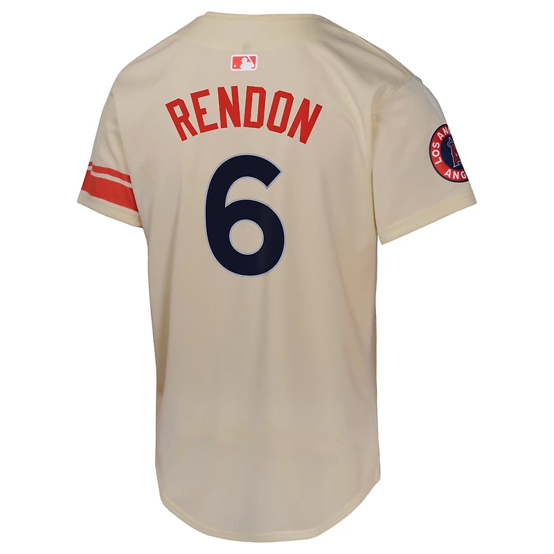 Maillot de joueur Nike Anthony Rendon Crème Los Angeles Angels City Connect Limited pour jeune