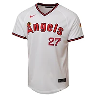 Maillot Nike Mike Trout blanc pour jeune joueur des Los Angeles Angels, édition limitée, Alternate 2