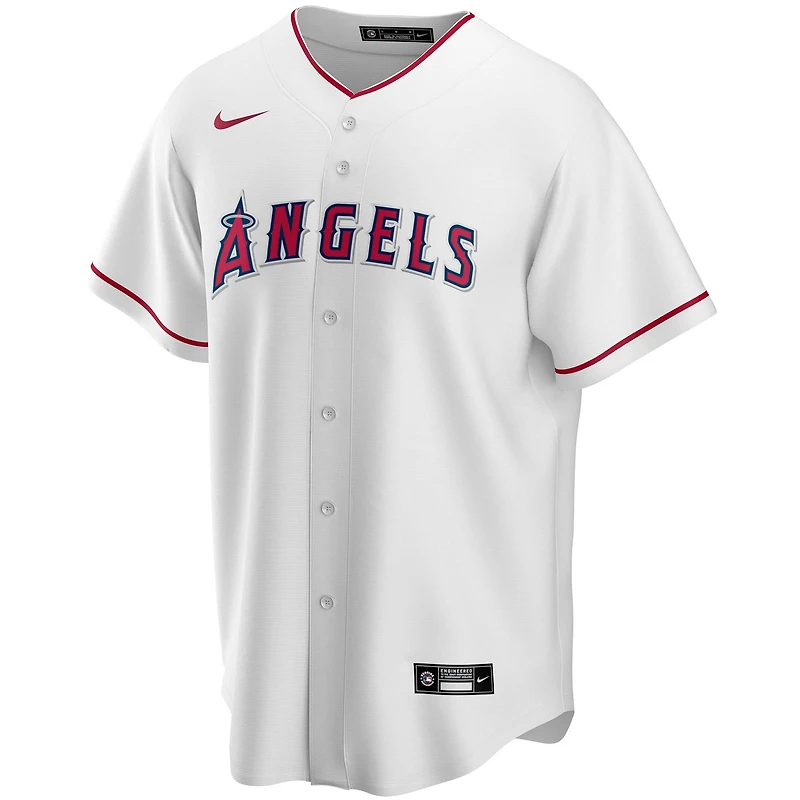 Maillot de joueur réplique alternatif des Los Angeles Angels Nike Mike Trout blanc pour jeune