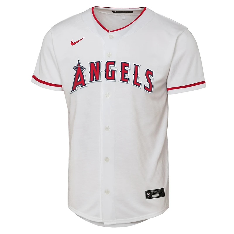 Youth Nike Mike Trout White Los Angeles Angels Home Replica Player Jersey