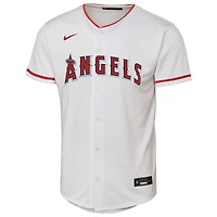 Maillot Nike blanc à domicile des Los Angeles Angels pour jeunes