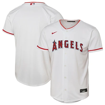 Maillot Nike blanc à domicile des Los Angeles Angels pour jeunes