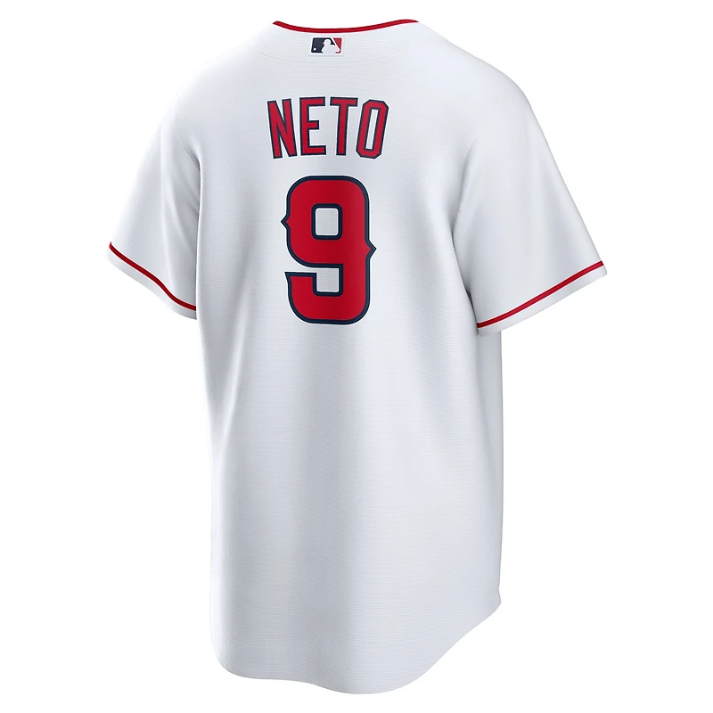 Maillot Nike Zach Neto blanc pour jeunes des Los Angeles Angels à domicile