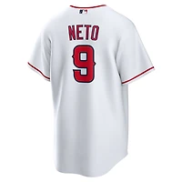 Maillot Nike Zach Neto blanc pour jeunes des Los Angeles Angels à domicile