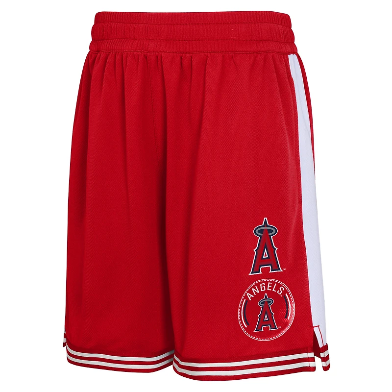 Short de joueur champ intérieur rouge pour jeunes des Los Angeles Angels