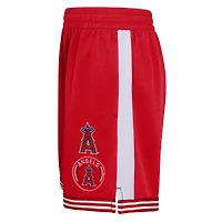 Short de joueur champ intérieur rouge pour jeunes des Los Angeles Angels