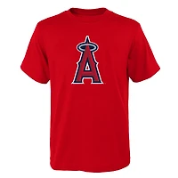 T-shirt rouge Los Angeles Angels Logo Primary Team pour jeune