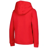 Sweat à capuche rouge enfiler avec logo principal de l'équipe Los Angeles Angels pour jeune