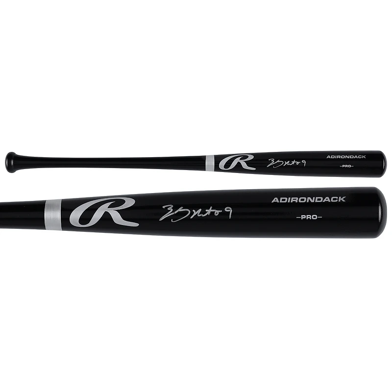 Bâton Rawlings Pro noir autographié par Zach Neto, des Angels de Los Angeles