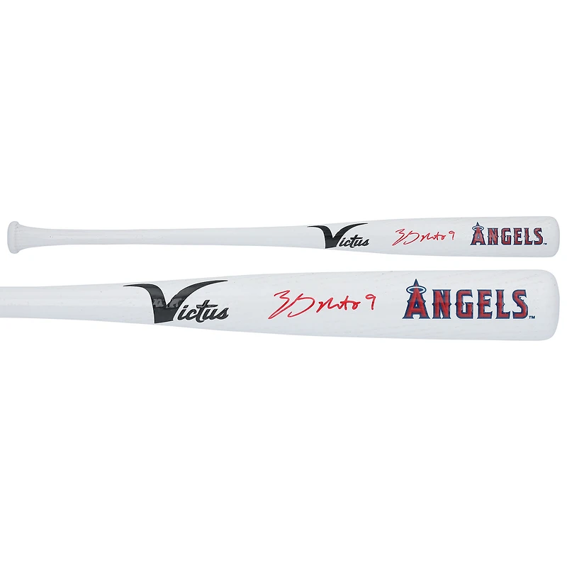 Zach Neto Los Angeles Angels Autographed Victus Team ID Mini Bat