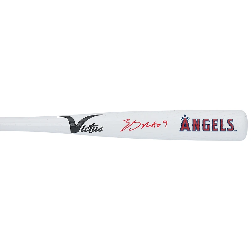Zach Neto Los Angeles Angels Autographed Victus Team ID Mini Bat
