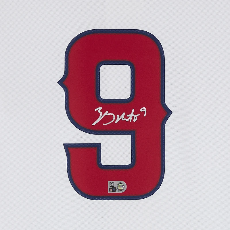 Zach Neto Los Angeles Angels Autographed White Nike Replica Jersey