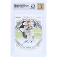 Carte Panini Flawless Sterling & Gold Efoilution #FFS-AE #1/1 authentifiée 8,5/10 signée Austin Ekeler Los Angeles Chargers 2022