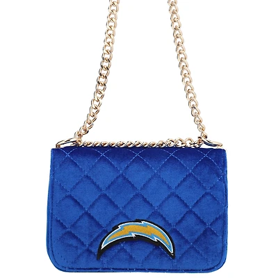 Sac à main bandoulière en velours Cuce Los Angeles Chargers