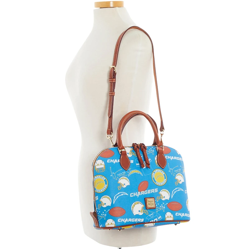 Sacoche zippée Dooney & Bourke Los Angeles Chargers Game Day