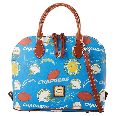 Sacoche zippée Dooney & Bourke Los Angeles Chargers Game Day