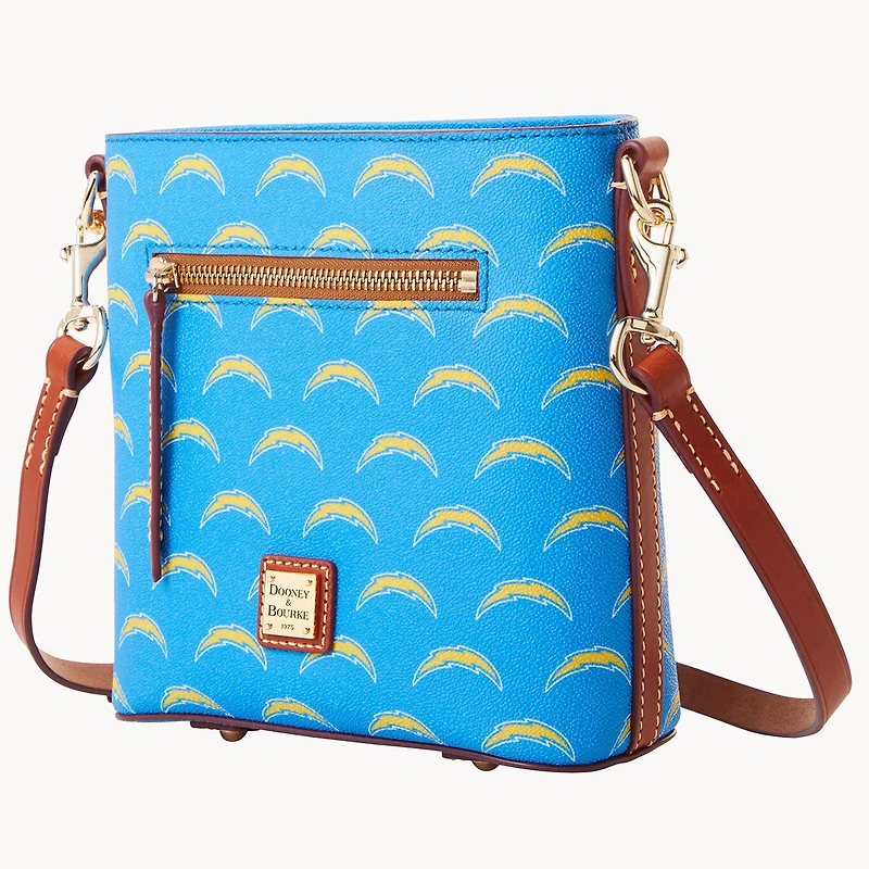 Dooney & Bourke Los Angeles Chargers Signature Small Zip Crossbody Pursuit