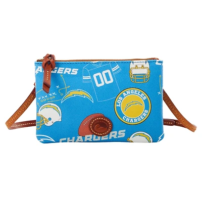 Sac à main à bandoulière avec fermeture éclair sur le dessus Dooney & Bourke Los Angeles Chargers