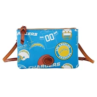 Sac à main à bandoulière avec fermeture éclair sur le dessus Dooney & Bourke Los Angeles Chargers